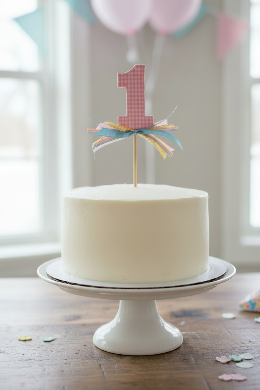 Number Cake Topper