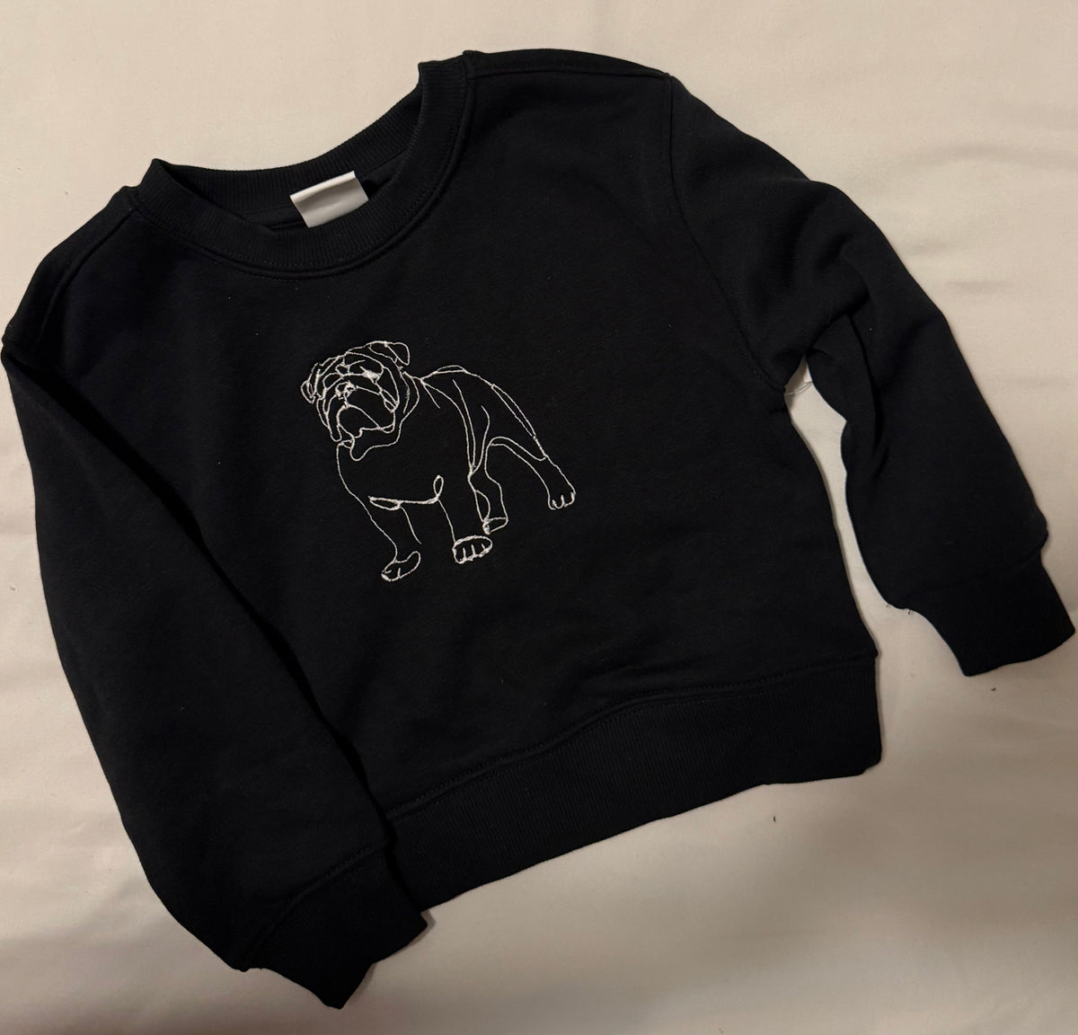 Bulldog Outline Sweatshirt