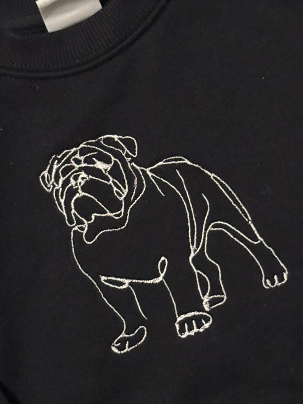 Bulldog Outline Sweatshirt