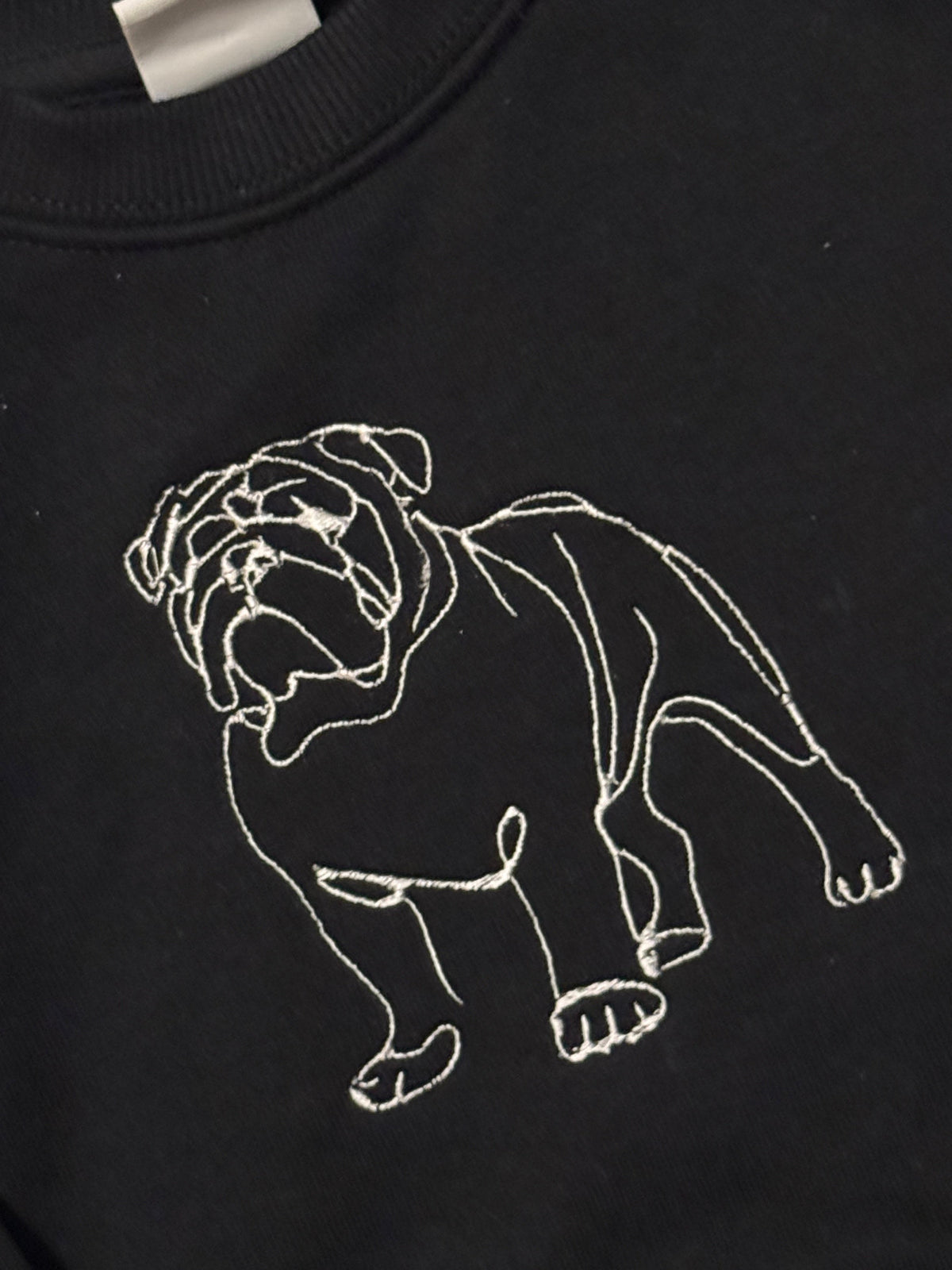 Bulldog Outline Sweatshirt